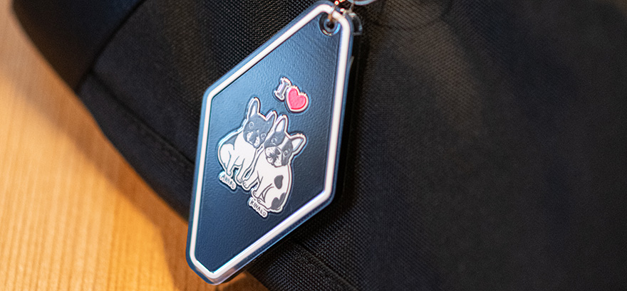 ゴルフバッグネームタグ